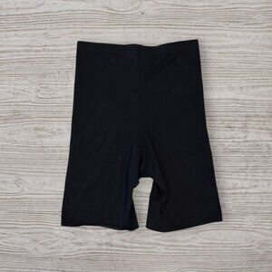 New WACOAL 805330 Black Beyond Naked Cotton Shapewear Thigh Panty Shaper Size L